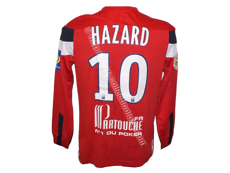 Maillot du LOSC porté par Eden HAZARD en Championnat de Ligue 1 lors de la Saison 2011-2012 hazard-1112-dos.jpg