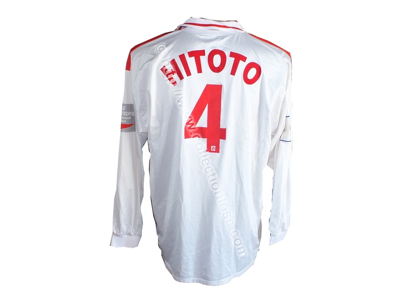 Maillot du LOSC porté par Roger HITOTO durant la saison de D2 1998/1999 - hitoto-9899-dos.jpg hitoto-9899-dos.jpg