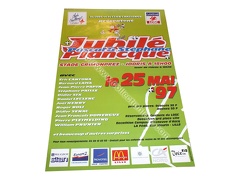 Affiche foot jubilé des frères PLANCQUE 1997