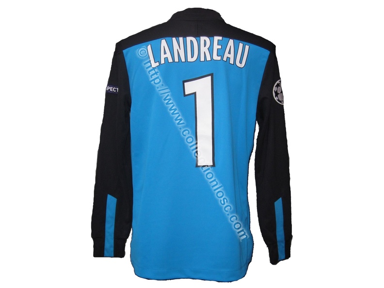 Maillot du LOSC porté par Mickaël LANDREAU en Champions League édition 2011/2012