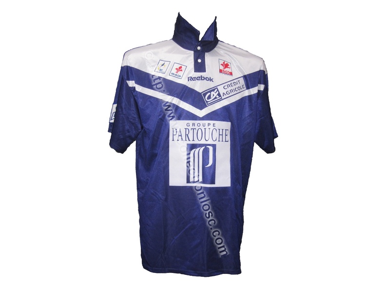 Maillot du LOSC porté par Christophe LANDRIN en D2 saison 1998/1999