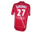 Maillot du LOSC porté par Ali LUKUNKU en L1 saison 2003/2004