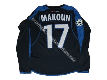 Maillot du LOSC porté par Jean II MAKOUN en Champions League édition 2005/2006