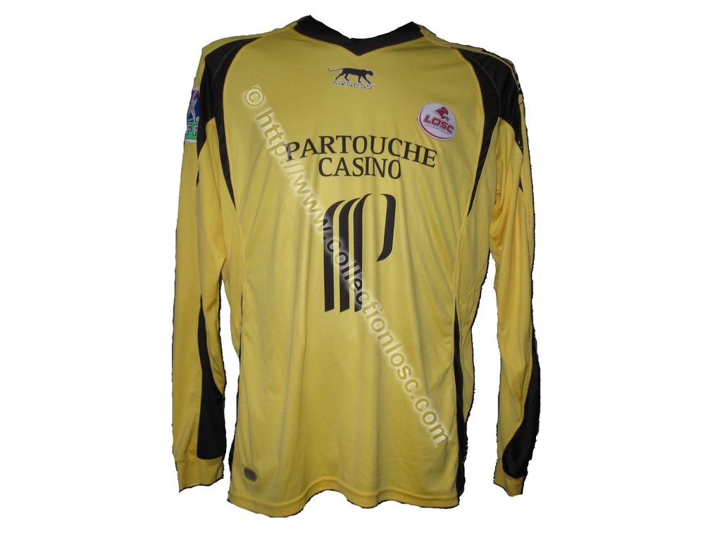 Maillot du LOSC porté par Grégory MALICKI en L1 saison 2007/2008