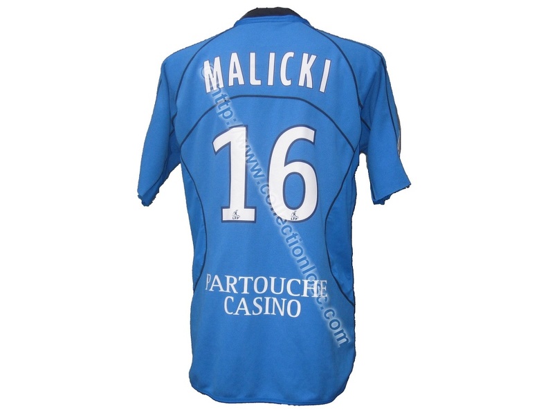 Maillot du LOSC porté par Grégory MALICKI en Championnat de Ligue 1 lors de la Saison 2008-2009 malicki-0809-bleu-dos.jpg