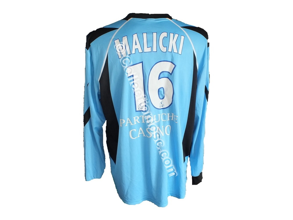 Maillot du LOSC porté par MALICKI en D1 saison 2006/2007