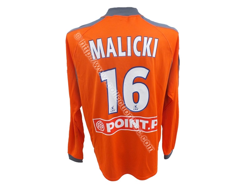 Maillot du LOSC porté par Grégory MALICKI en Coupe de la Ligue lors de la Saison 2005-2006 malicki-cdl-0506-dos.jpg