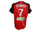 Maillot du LOSC porté par Victor OSIMHEN en Coupe de la Ligue édition 2019/2020