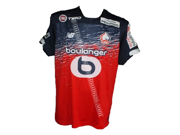 Maillot du LOSC porté par Victor OSIMHEN en Coupe de la Ligue édition 2019/2020