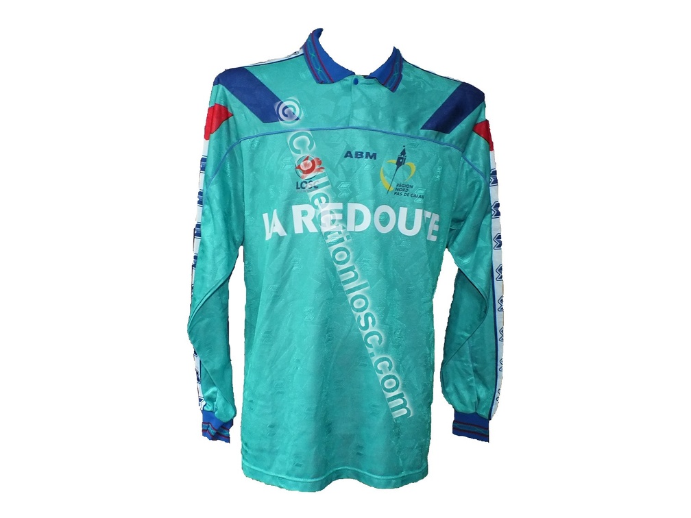 MAILLOT ADIDAS LOSC LILLE METROPOLE PORTE PATRICK COLLOT 1995
