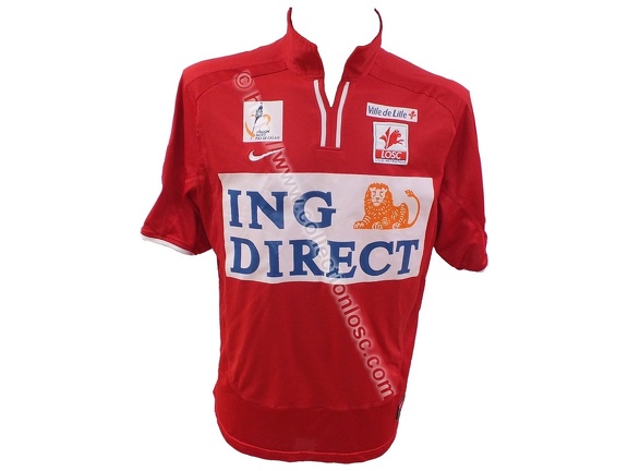 Maillot du LOSC porté par Christophe PIGNOL en D1 saison 2000/2001