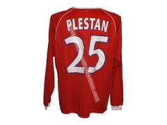 Maillot du LOSC porté par Nicolas PLESTAN durant la coupe de l'UEFA 2004/2005