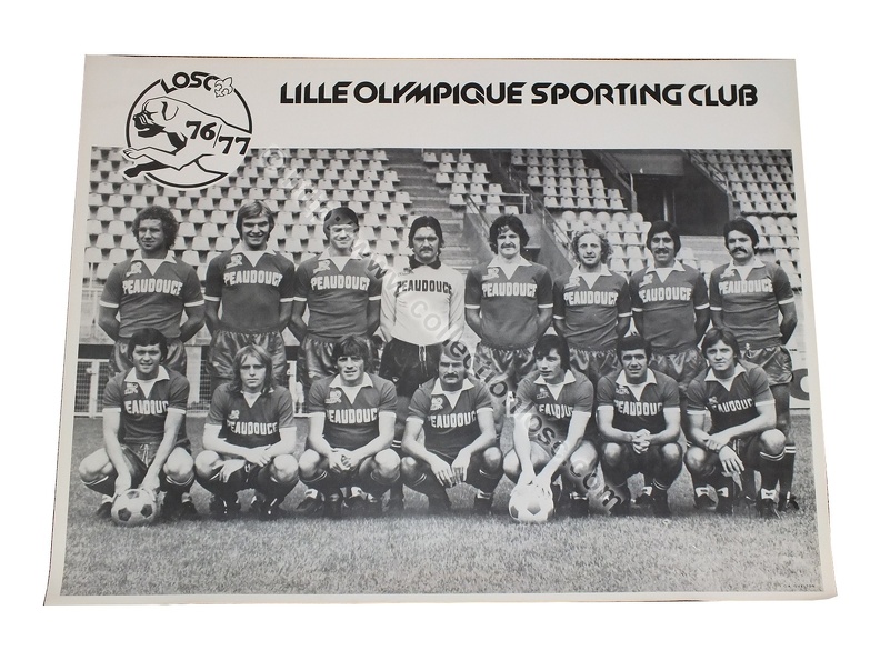 Poster foot LOSC 1976/1977