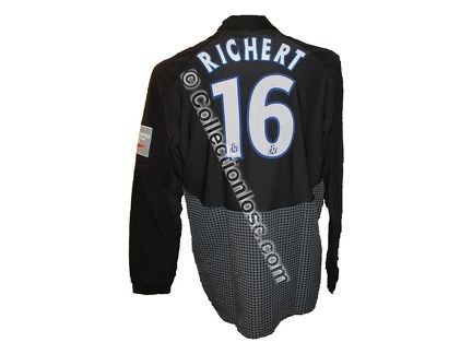 Maillot du LOSC préparé pour Teddy RICHERT en D1 saison 2000/2001