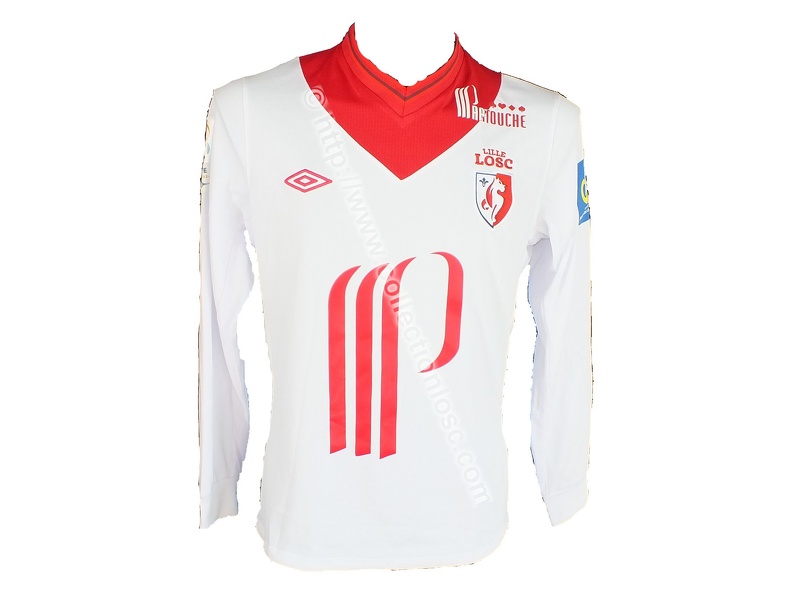 Maillot du LOSC porté par Djibril SIDIBÉ en L1 saison 2012/2013