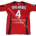 Maillot du LOSC porté par Efstathios TAVLARIDIS en L1 saison 2006/2007